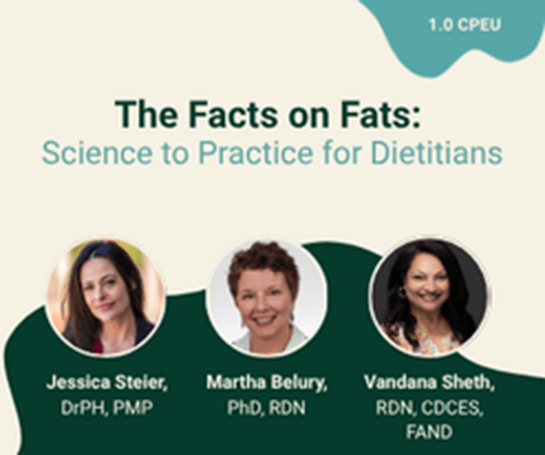Facts on Fats Webinar