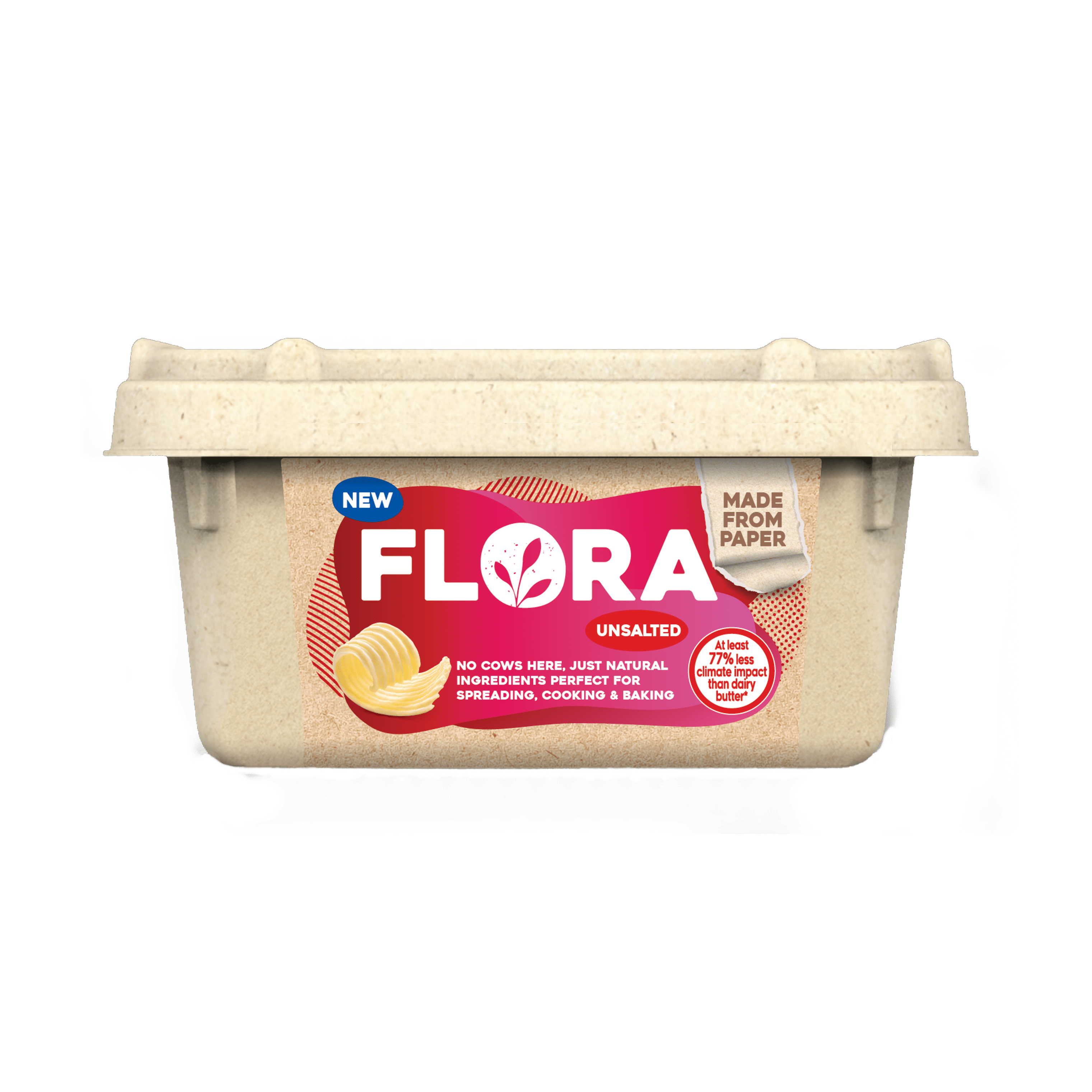 Upfield launches world's first plastic-free, recyclable tub for