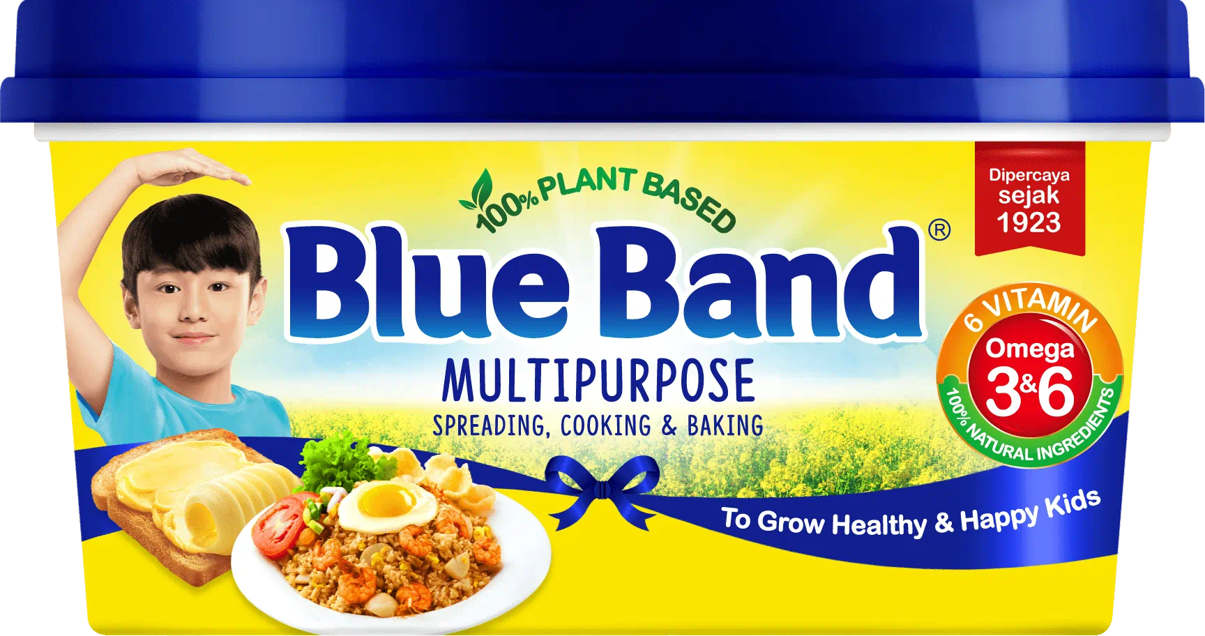 Blue band pack shot