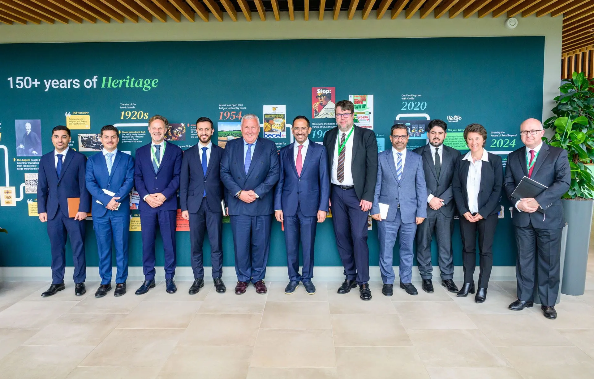 Upfield Hosts Saudi Minister of Industry and Mineral Resources at its Food Science Centre.  