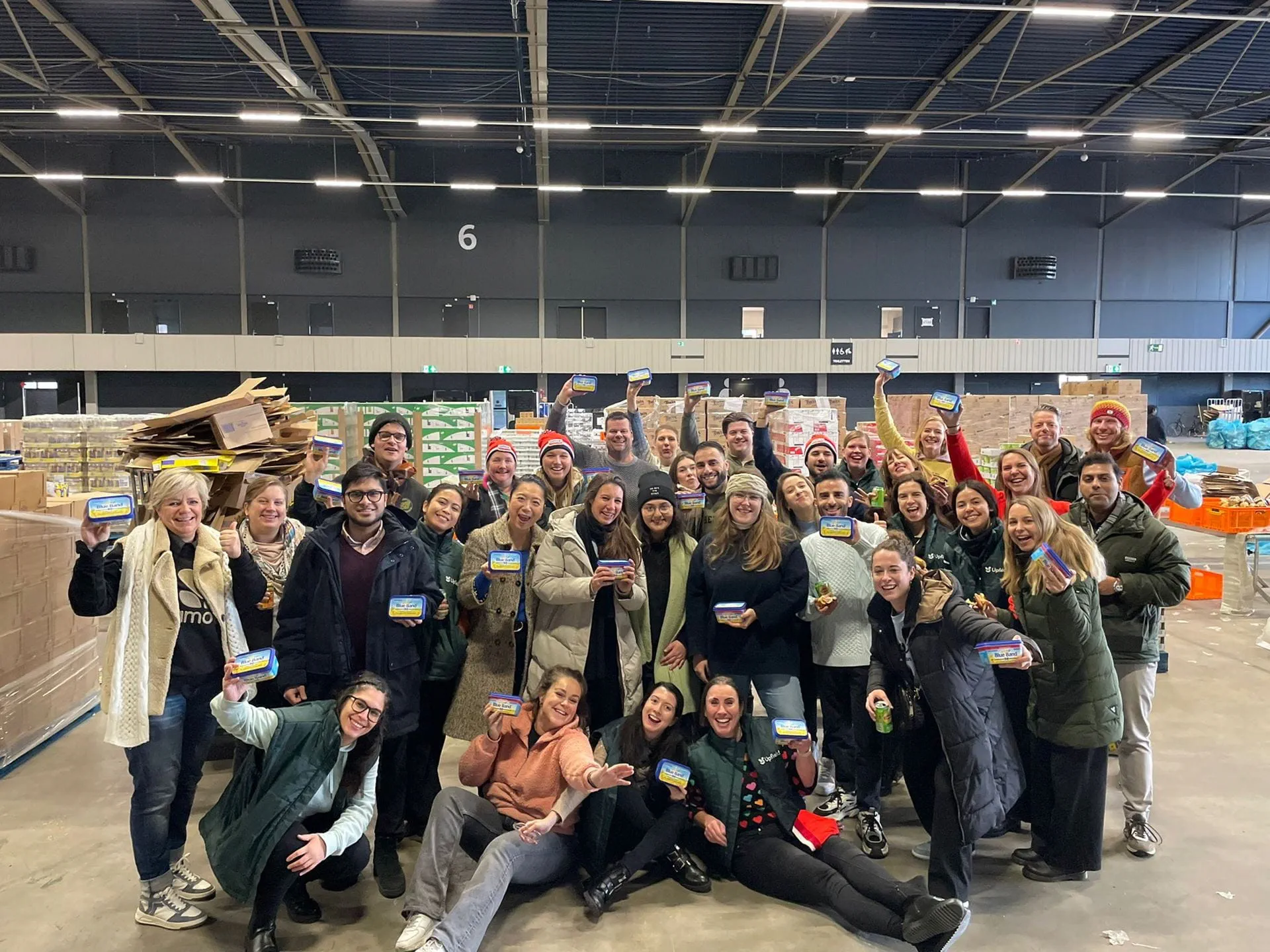 Upfields Help Pack Thousands of Holiday Food Parcels For Those In Need